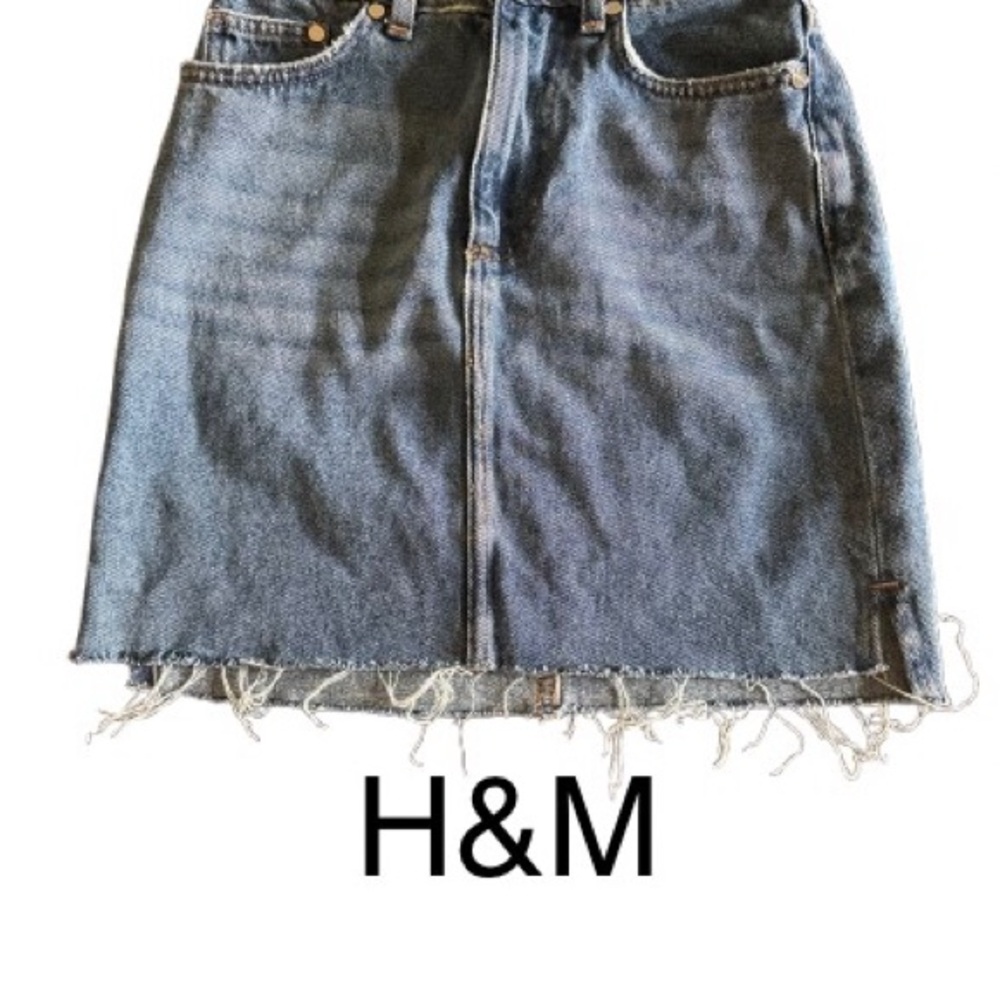 H&M Blue Denim Skirt